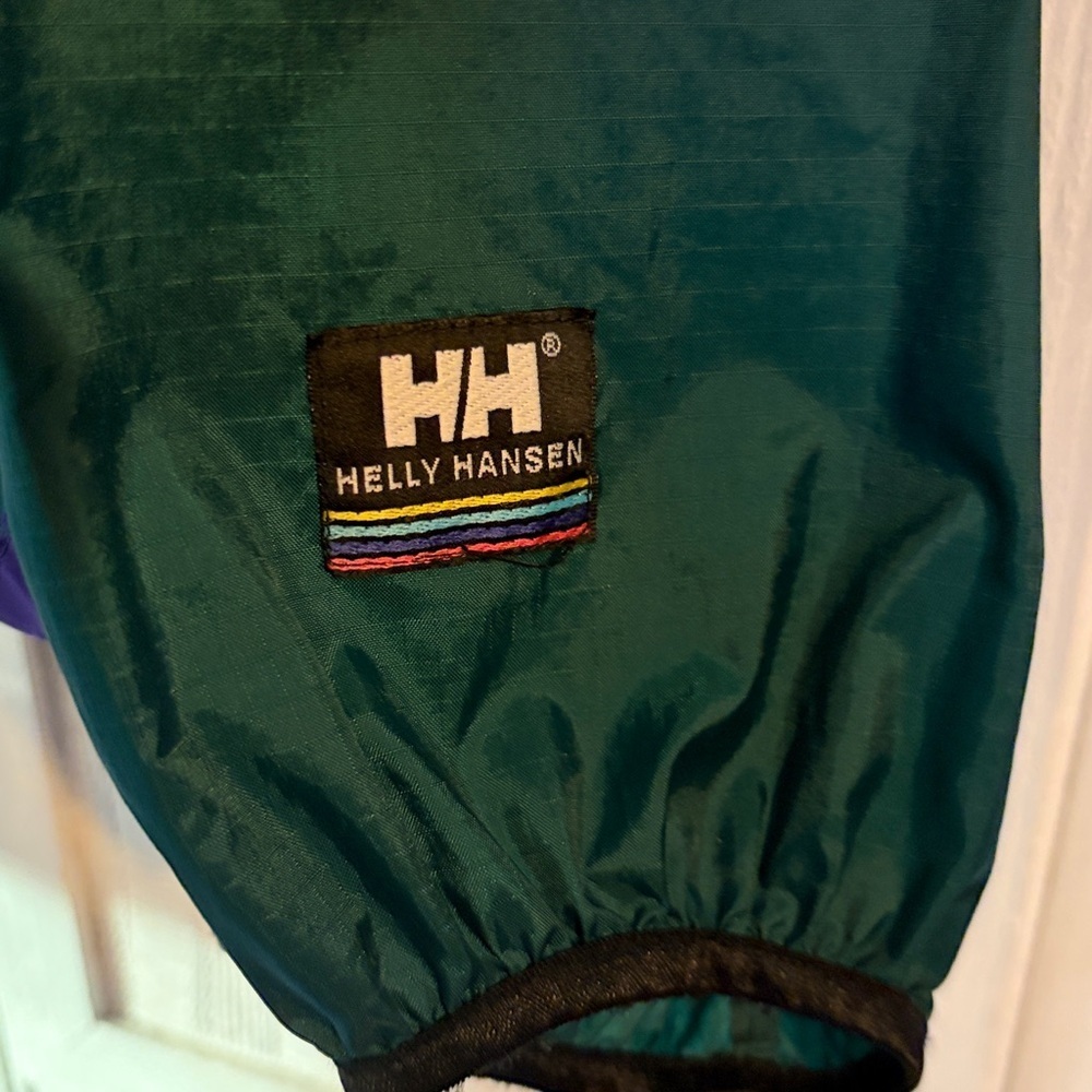 VINTAGE 90S HELLY HANSEN WINDBREAKER JACKET size XL - Picture 5 of 8